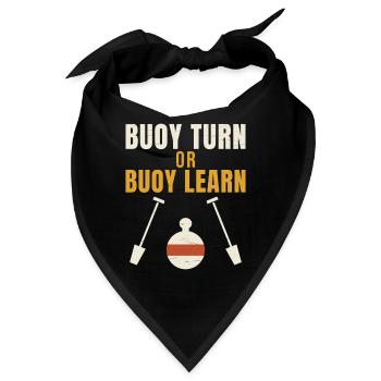 Paddleboarding: Wende an der Boje oder „Buoy Learn - Bandana - Schwarz - Vorne