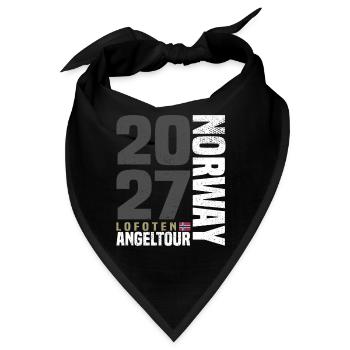 Norwegen Lofoten Angeltour 2027 - Bandana - Schwarz - Vorne