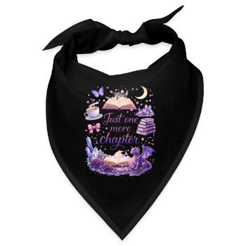 Noch ein Kapitel – Magische Lesewelt - Bandana - Schwarz - Vorne