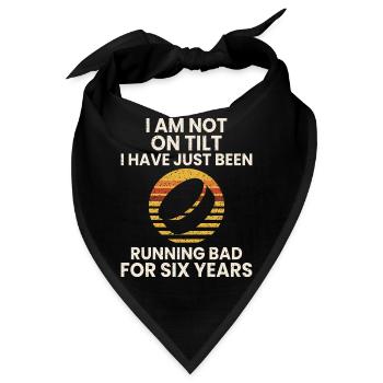 Poker Humor Geschenk Kartenspieler Lustig Idee - Bandana - Schwarz - Vorne