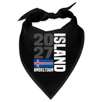 Island Angeltour 2027 - Bandana - Schwarz - Vorne