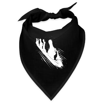 Bowling - Bandana - Schwarz - Vorne