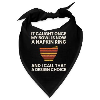 Drechseln Humor Geschenk Drechsler Lustig Idee - Bandana - Schwarz - Vorne
