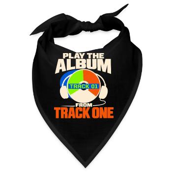 Cd-sammler Kompaktplatte Physisches Medium - Bandana - Schwarz - Vorne