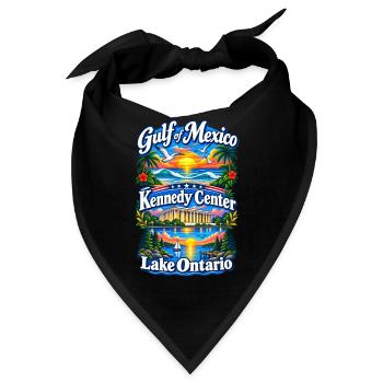 Gulf of Mexico Lake Ontario Kennedy Center - Bandana - Schwarz - Vorne