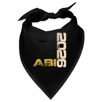 Abiturient Geschenk Shirt - Bandana - Schwarz - Vorne