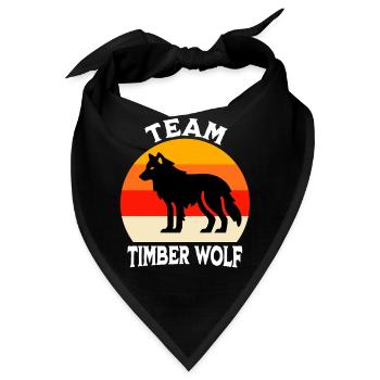 Team Grauwolf - Bandana - Schwarz - Vorne