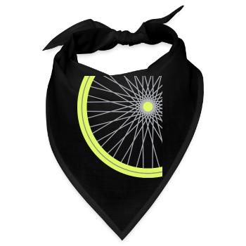 Fahrrad Reifen - Bandana - Schwarz - Vorne