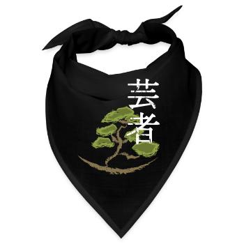 japan Otaku japanisch anime asiatisch - Bandana - Schwarz - Vorne