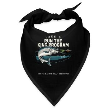 Lake Q Königfisch Lauf-Programm - Bandana - Schwarz - Vorne