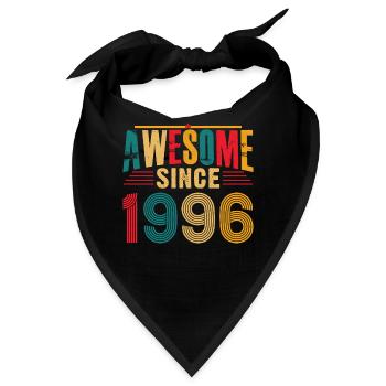 Unglaublich seit 1996 – 30 Jahre Retro-Jubiläum - Bandana - Schwarz - Vorne