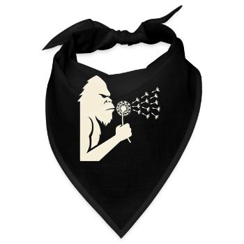 Bigfoot bläst Löwenzahn Vintage - Bandana - Schwarz - Vorne