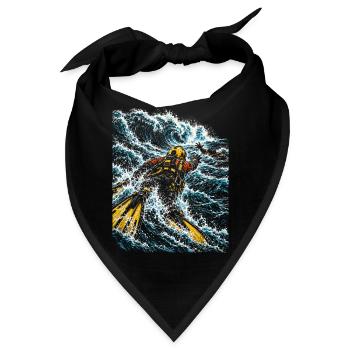 Rettungsschwimmer Wasserrettung - Bandana - Schwarz - Vorne