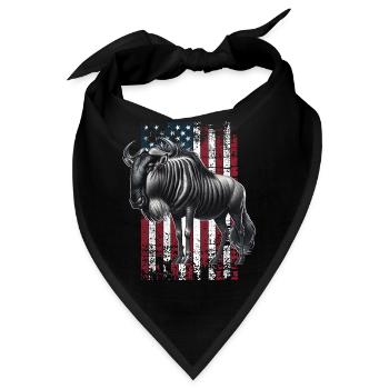 Wildebeest US Gnu - Bandana - Schwarz - Vorne