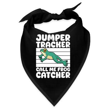Frog Catcher Jumper Tracker Call Me Catcher Frog - Bandana - Schwarz - Vorne