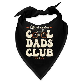 Dads Cyclists Club Vintage - Bandana - Schwarz - Vorne