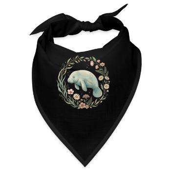 Wildblumen am Manatee Lake - Bandana - Schwarz - Vorne