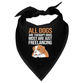 Therapiehund - Bandana - Schwarz - Vorne