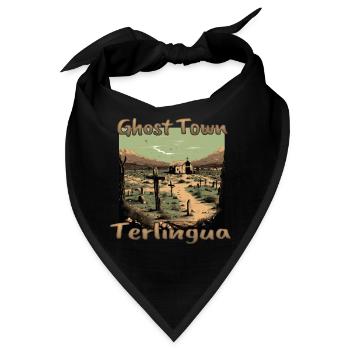 Terlingua, Texas: Die Geisterstadt im Herzen der W - Bandana - Schwarz - Vorne