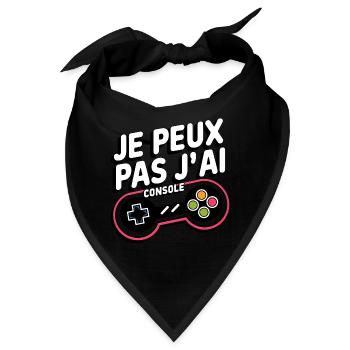 Ich kann nicht trösten - Bandana - Schwarz - Vorne