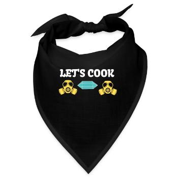 LET'S COOK SERIES GANGSTER - Bandana - Schwarz - Vorne