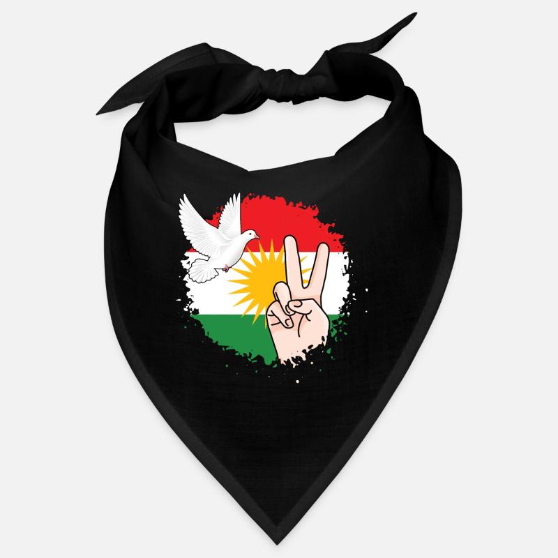 Kurdistan drapeau Peace Kurdish Cadeau Kurdish Bandana
