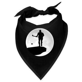 hockey feldhockey hockeyspieler warmup hockeyzone - Bandana - Schwarz - Vorne