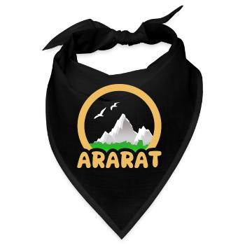 Ararat als Trekking - Bandana - Schwarz - Vorne