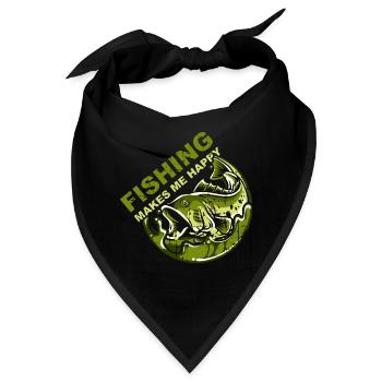 Angler - Bandana - Schwarz - Vorne