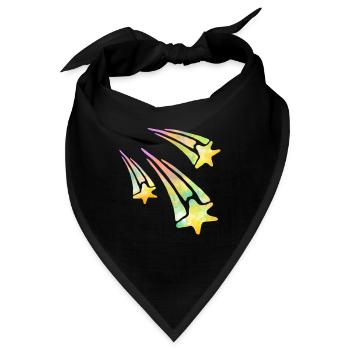 Sternschnuppen - Bandana - Schwarz - Vorne