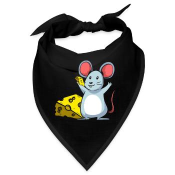 Käse - Bandana - Schwarz - Vorne