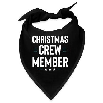 Christmas Crew - Bandana - Schwarz - Vorne