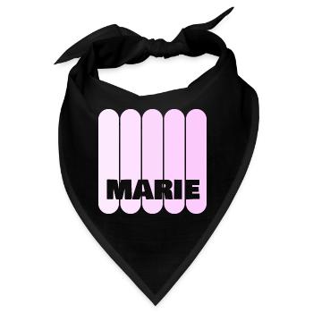 Marie - Bandana - Schwarz - Vorne