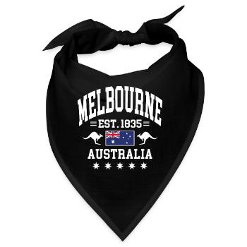 Melbourne - Bandana - Schwarz - Vorne