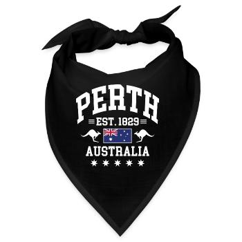 Perth - Bandana - Schwarz - Vorne