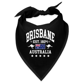 Brisbane - Bandana - Schwarz - Vorne
