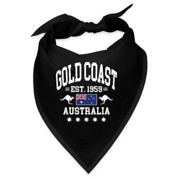 Gold Coast - Bandana - Schwarz - Vorne