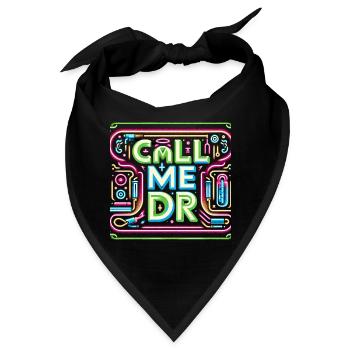 Call Me Dr 32 - Bandana - Schwarz - Vorne