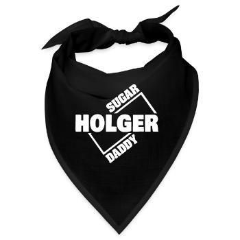 Holger - Bandana - Schwarz - Vorne