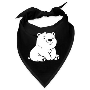 Eisbär - Bandana - Schwarz - Vorne