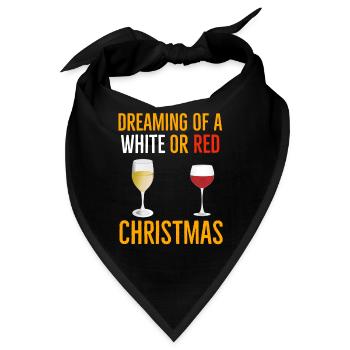 Weihnachten Weihnachten Weihnachten Weihnachten Weihnachten - Bandana - Schwarz - Vorne