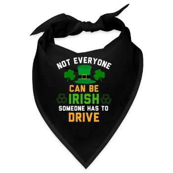 Irisch, Irisch, Irland, Irland, Irland - Bandana - Schwarz - Vorne