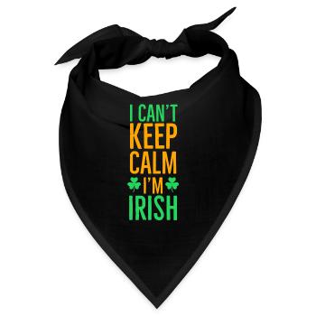 Irisch, Irisch, Irland, Irland, Irland - Bandana - Schwarz - Vorne