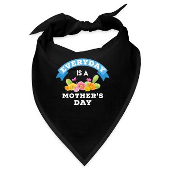 Muttertag, Muttertag, Muttertag, Muttertag - Bandana - Schwarz - Vorne