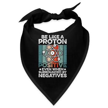 Like A Proton - Geschenk - Bandana - Schwarz - Vorne