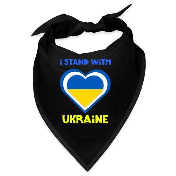 Ukraine, Ukraine, Ukraine, Ukrainisch, Ukrainisch - Bandana - Schwarz - Vorne