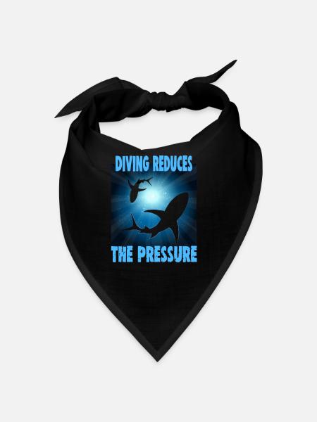 Scuba Diver Design Instructor Snorkeling - Bandana - black - Front