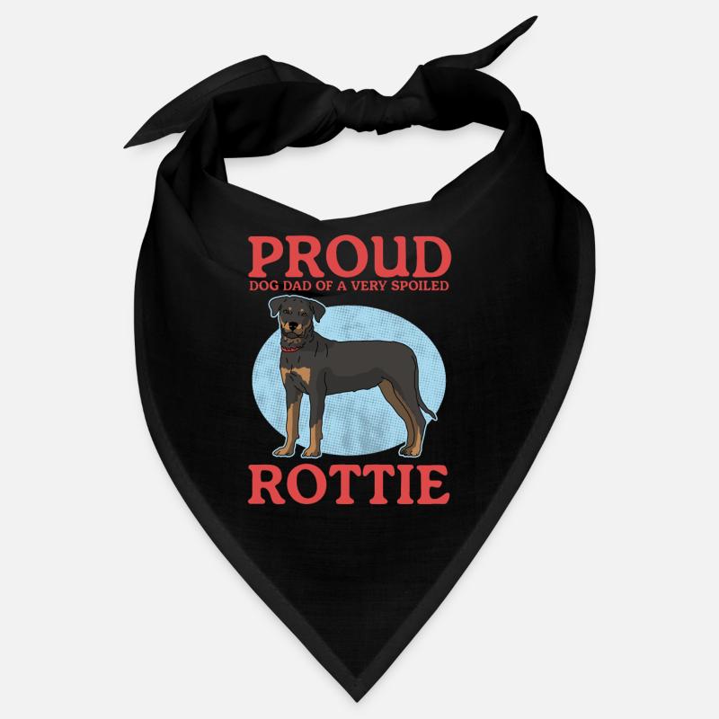 Rottweiler Dad Rottie Hunde Hundehalter Geschenk Bandana