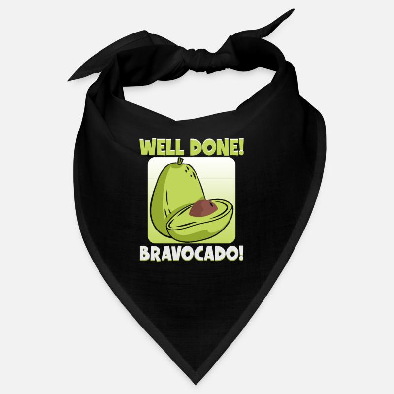 Conception d’avocat pour les végétariens et les végétaliens Bandana