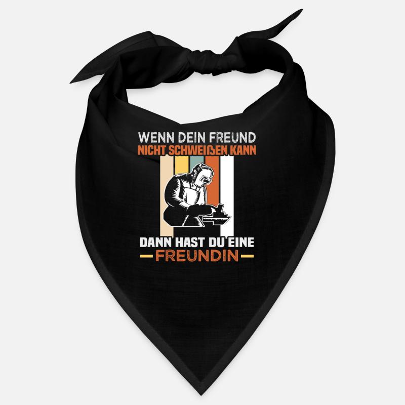 Welder slogan design for metal workers Bandana